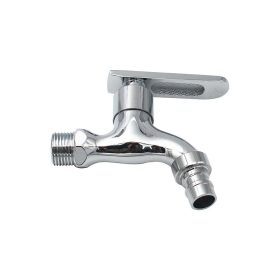   Falikút csap kerámia betétes krómozott tömlővéges 1/2" (EL-051)