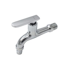   Falikút csap kerámia betétes krómozott tömlővéges 1/2" (EL-053)