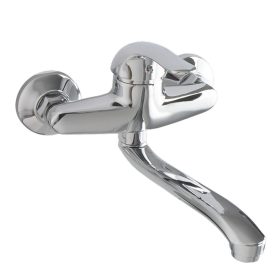 Italtop mosogató csaptelep fali, króm (EL-B603)