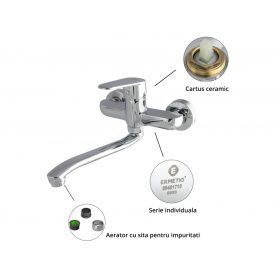 Ermetiq Fali mosogató csaptelep (35)