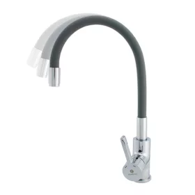   Ermetiq Álló mosogató csaptelep SZÜRKE flexibilis kifolyócsővel (35)