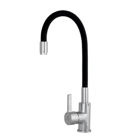   Ermetiq Álló mosogató csaptelep FEKETE flexibilis kifolyócsővel (35)