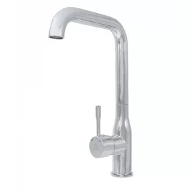   Ermetiq Álló mosogató csaptelep INOX, 90° kifolyócsővel