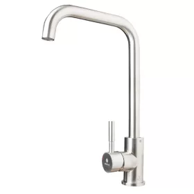   Ermetiq Álló mosogató csaptelep INOX 90° kifolyócsővel (35)