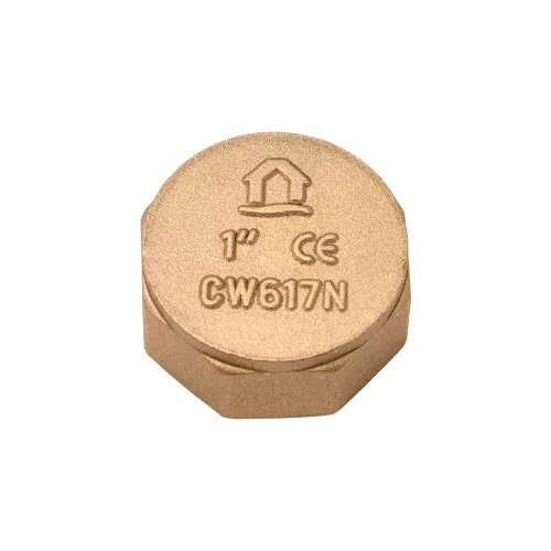 Ermetiq 1" réz kupak CW617N sárgaréz (ER-DF11)