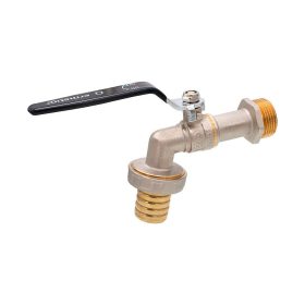   Ermetiq Golyós kerticsap 1" FAGYCSAP sárgaréz (ER-RA11)