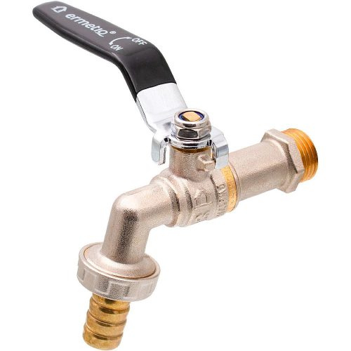 Ermetiq Golyós kerticsap 1/2" FAGYCSAP sárgaréz (ER-RA12)