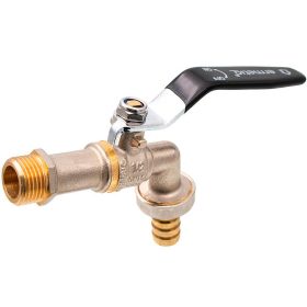   Ermetiq Golyós kerticsap 1/2" FAGYCSAP sárgaréz (ER-RA12)