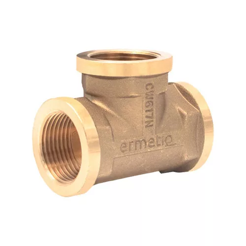 Sárgaréz T idom 1" CW617N (ER-T11)