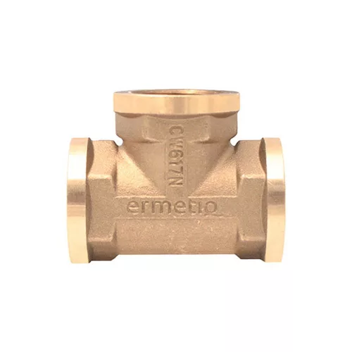 Sárgaréz T idom 1" CW617N (ER-T11)