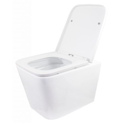 Ermetiq SQUARE fali WC + lecsapódásgátlóval ellátott ülőke 505*350*350mm ER-TB2216