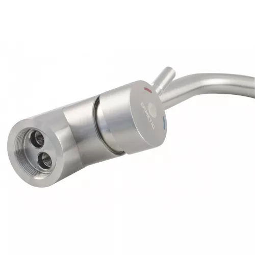 Ermetiq Álló mosogató csaptelep INOX 90°kifolyócsővel