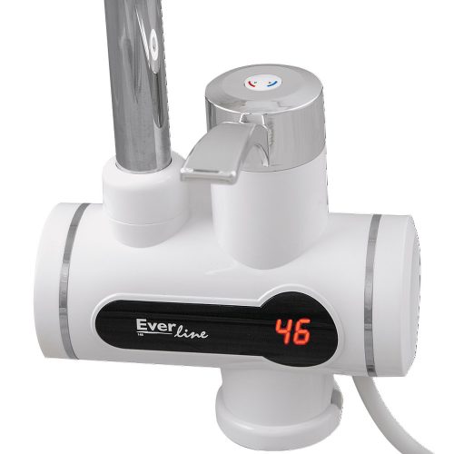 Elektromos átfolyós vízmelegítő csaptelep digitális kijelzővel EVP-DZ16D3