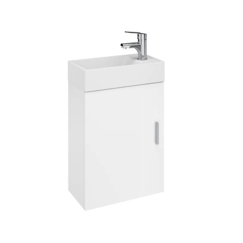 Mofém EVO Fali mini mosdószekrény fényes FEHÉR, mosdó nélkül