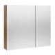 Mofém EVO Fali tükrösszekrény TÖLGY, Roble Honey, 80x72x19cm