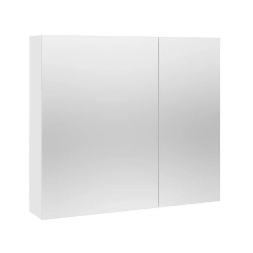 Mofém EVO Fali tükrösszekrény fényes FEHÉR, 80x72x19cm
