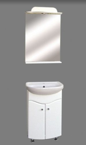 Guido Akciós 55 fürdőszobabútor szett fényes fehér 55 cm széles