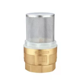   5/4" lábszelep szűrőkosárral, réz tányéros RB-SSA114
