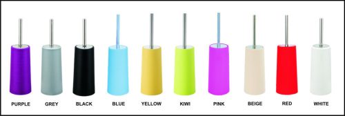 Viva WC-kefe tartó műanyag - fekete