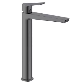   Sapho/Aqualine FLERY mosdócsaptelep magas (328mm) GUN METAL (FY006GM)