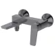 Sapho/Aqualine FLERY kád-zuhanycsaptelep kihajtható kifolyóval GUN METAL (FY010GM)