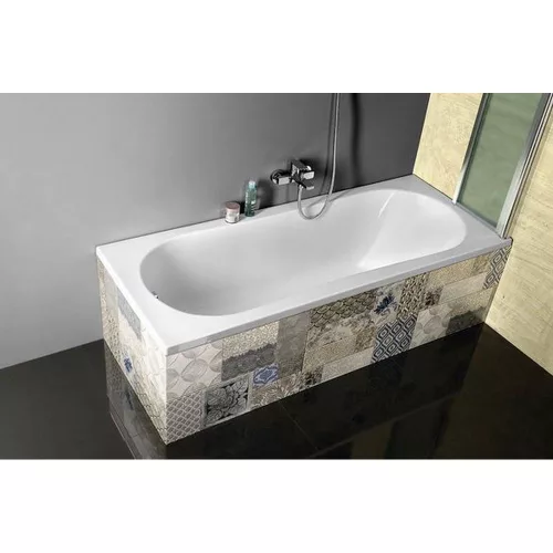 Aqualine-Sapho JIZERA kád, láb nélkül, 160x70x39cm, akril (G1670)