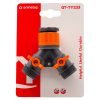 Ermetiq Y vízelosztó csatlakozó zárható 1/2-3/4" BM - 2 x1/2" KM (GT-TY233)