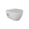 CeraStyle CITY fali WC - MATT FEHÉR - rimless - perem nélküli - rejtett szerelésű - mély öblítés