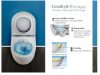 CeraStyle CITY fali WC - MATT FEHÉR - rimless - perem nélküli - rejtett szerelésű - mély öblítés