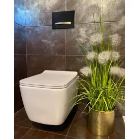   CeraStyle HERA fali WC - BEÉPÍTETT bidé funkcióval - rimless - perem nélküli - mély öblítés