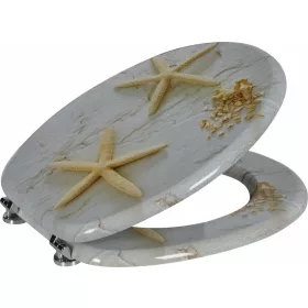   Aqualine-Sapho FUNNY WC-ülőke TENGERI CSILLAG, MDF, univerzális réz pánt        (HY1185)
