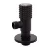 Sarokszelep kerámia betétes INOX 1/2x3/8" MATT FEKETE (IEL-CE1238N)