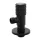 Sarokszelep kerámia betétes INOX 1/2x3/8" MATT FEKETE (IEL-CE1238N)