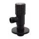 Sarokszelep kerámia betétes INOX 1/2x3/8" MATT FEKETE (IEL-CE1238N)