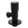 Sarokszelep kerámia betétes INOX 1/2x1/2" MATT FEKETE (IEL-CE12N)