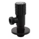 Sarokszelep kerámia betétes INOX 1/2x1/2" MATT FEKETE (IEL-CE12N)