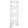 Sapho/Aqualine ORBIT Fürdőszobai radiátor íves 450x1320mm fehér (ILO34T)