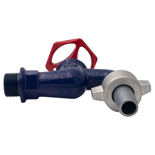 Kerti csap öntöttvas 3/4", festett kék, műanyag tömlővéggel 1" ION-RA34/11