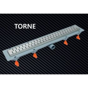   Jano zuhanyfolyóka L-850 MEDIUM PP test rozsdamentes acél ráccsal Torne S2077