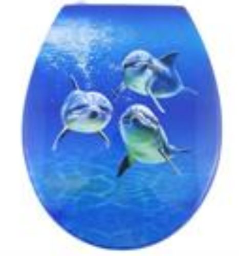 Wc ülőke Lagoon fémzsanéros 3 delfin