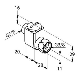   Kludi szennyeződésfelfogó szűrő sarokszelephez 7303005-10