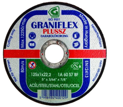 125x6x22 GRANIFLEX tisztítókorong  10/cs 45015