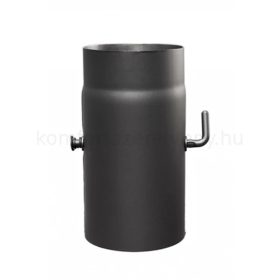 KoloTech fekete füstcső pillangószelepes 120/250 mm