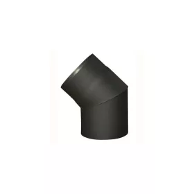 KoloTech fekete füstcső 45° könyök d130mm