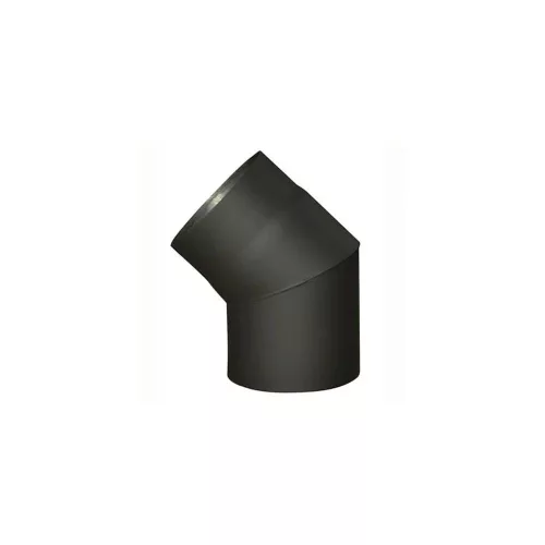 KoloTech fekete füstcső 45° könyök d130mm
