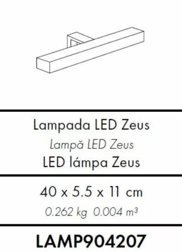 SaviniDue Zeus LED lámpa 40 cm LAMP904207