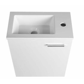 Aqualine öntöttmárvány mosdó 40x22 cm LM420