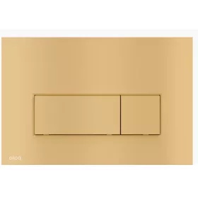   ALCA Nyomólap falsík alatti WC tartályhoz, THIN GOLD-matt (M54-G-M)