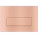 ALCA Nyomólap falsík alatti WC tartályhoz, THIN RED-GOLD-matt (M54-RG-M)