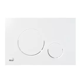   ALCA Nyomólap falsík alatti WC tartályhoz THIN FEHÉR-fényes (M670)